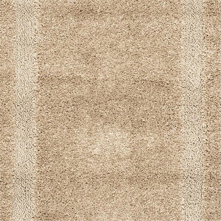 Safavieh 4 x 6 ft. Small Rectangle Beige and Beige Florida Shag Rug SG454-1313-4